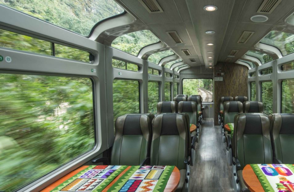 machupicchu train types vistadome