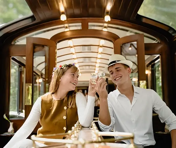 Expérience Pisco à bord du train de l'observatoire Vistadome